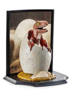 Toyllectible jurassic park baby velociraptor uovo