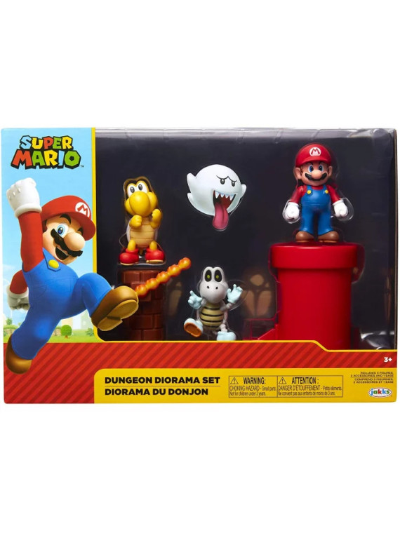 Super mario dungeon diorama set 5pz