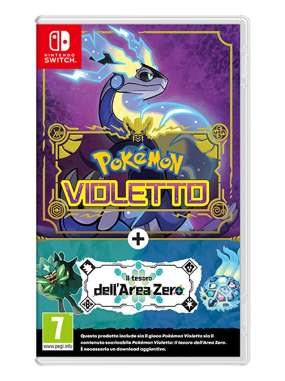 Pokemon violetto + pack espansione il tesoro dell'area zero
