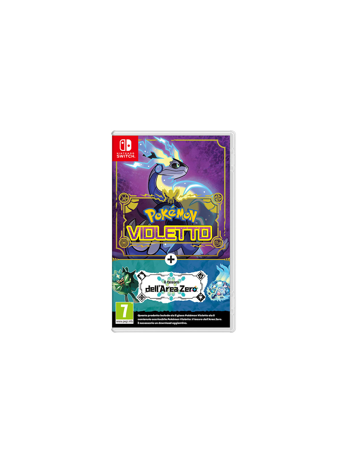 Pokemon violetto + pack espansione il tesoro dell'area zero