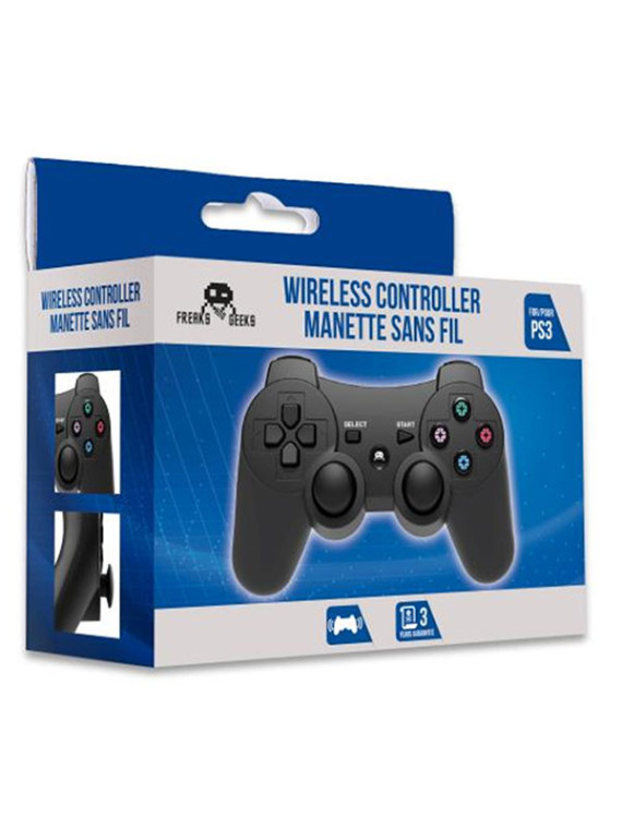 Freaks ps3 controller wireless nero v2 + cavo di ricarica 1m