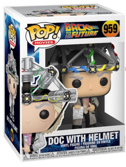 Funko pop back to the future doc w-elmett 959