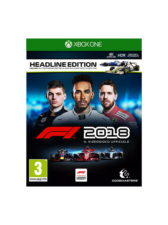 F1 2018 - headline edition