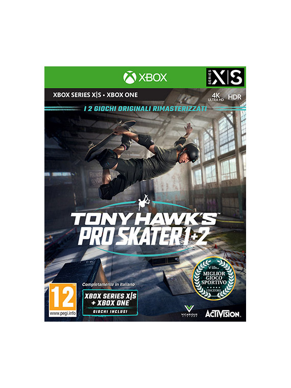 Tony hawk's pro skater 1+2