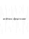 Allergic to water