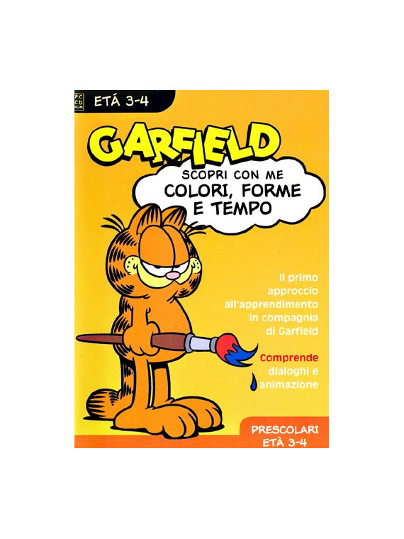 Garfield - colori,forme e tempi 3-4 anni