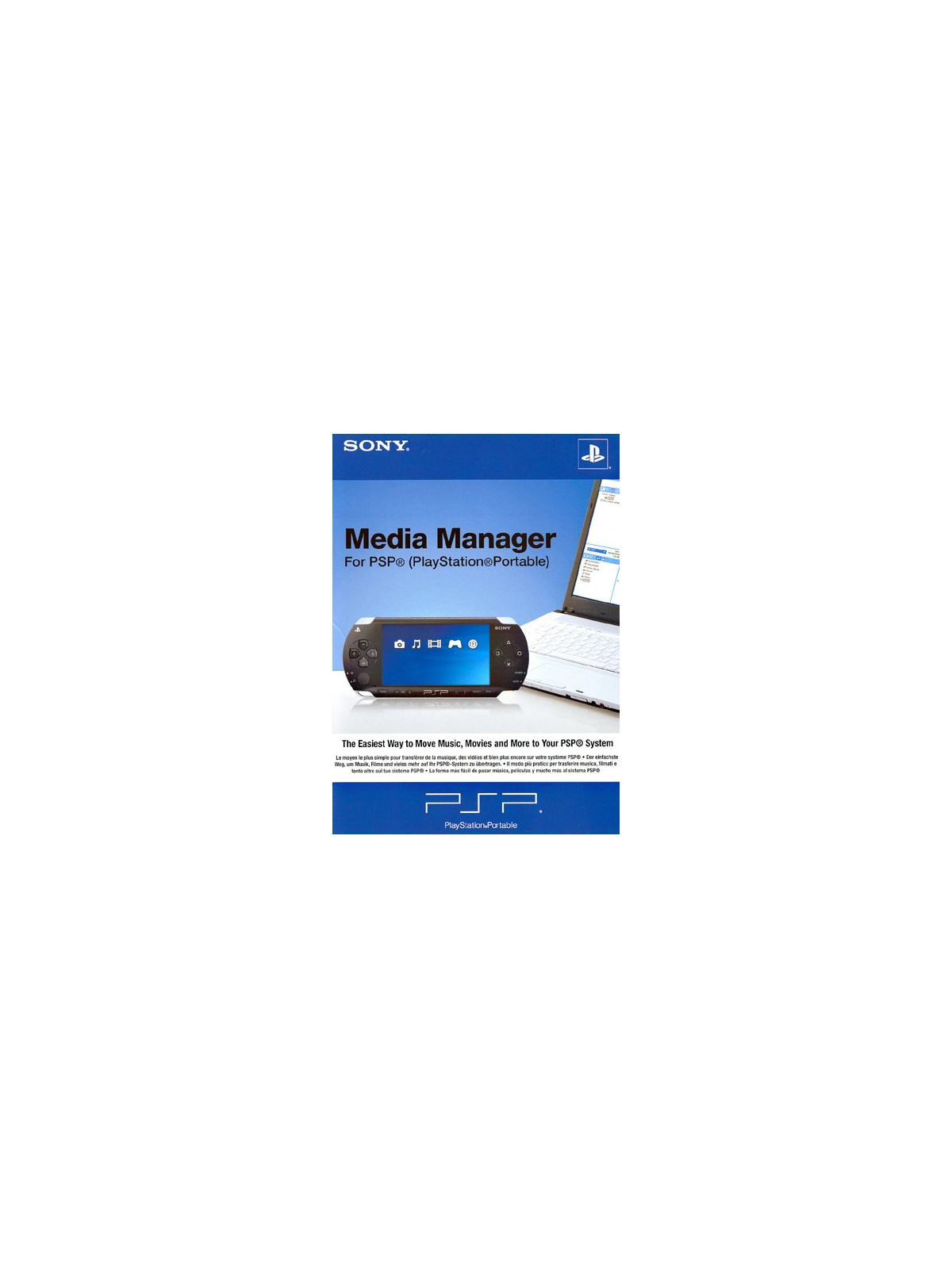 Sony psp media manager